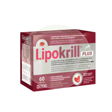 Lipokrill Plus 60 Cápsulas Deiters