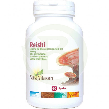 Reishi 500Mg. 60 Cápsulas Sura Vitasan