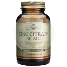 Citrate de zinc 100 capsules Solgar