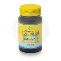 Oméga 3 500Mg. 50 perles essentielles de la nature