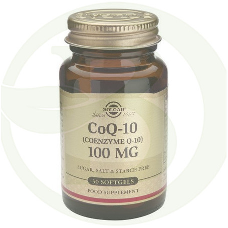 Coenzima Q10 100Mg. 30 Cápsulas Solgar