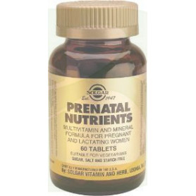 Nutrientes Prenatales 60 Cápsulas Solgar