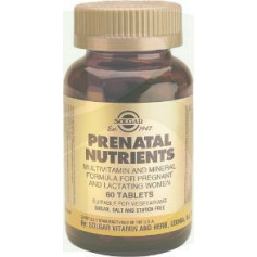 Nutrientes Prenatales 60 Cápsulas Solgar