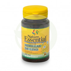 Huile de graines de lin 500Mg. 50 perles essentielles NAture