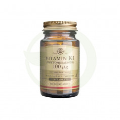 Vitamine K1 (Phytonadione) 100Mcg. 100 gélules Solgar